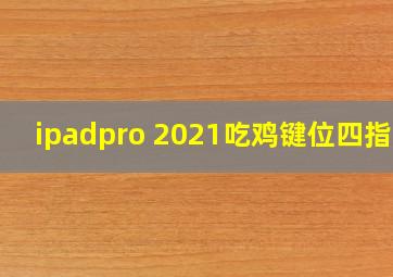 ipadpro 2021吃鸡键位四指图